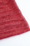 SWAYING/KNIT V-neck floating jumper SW24RE1T05 red